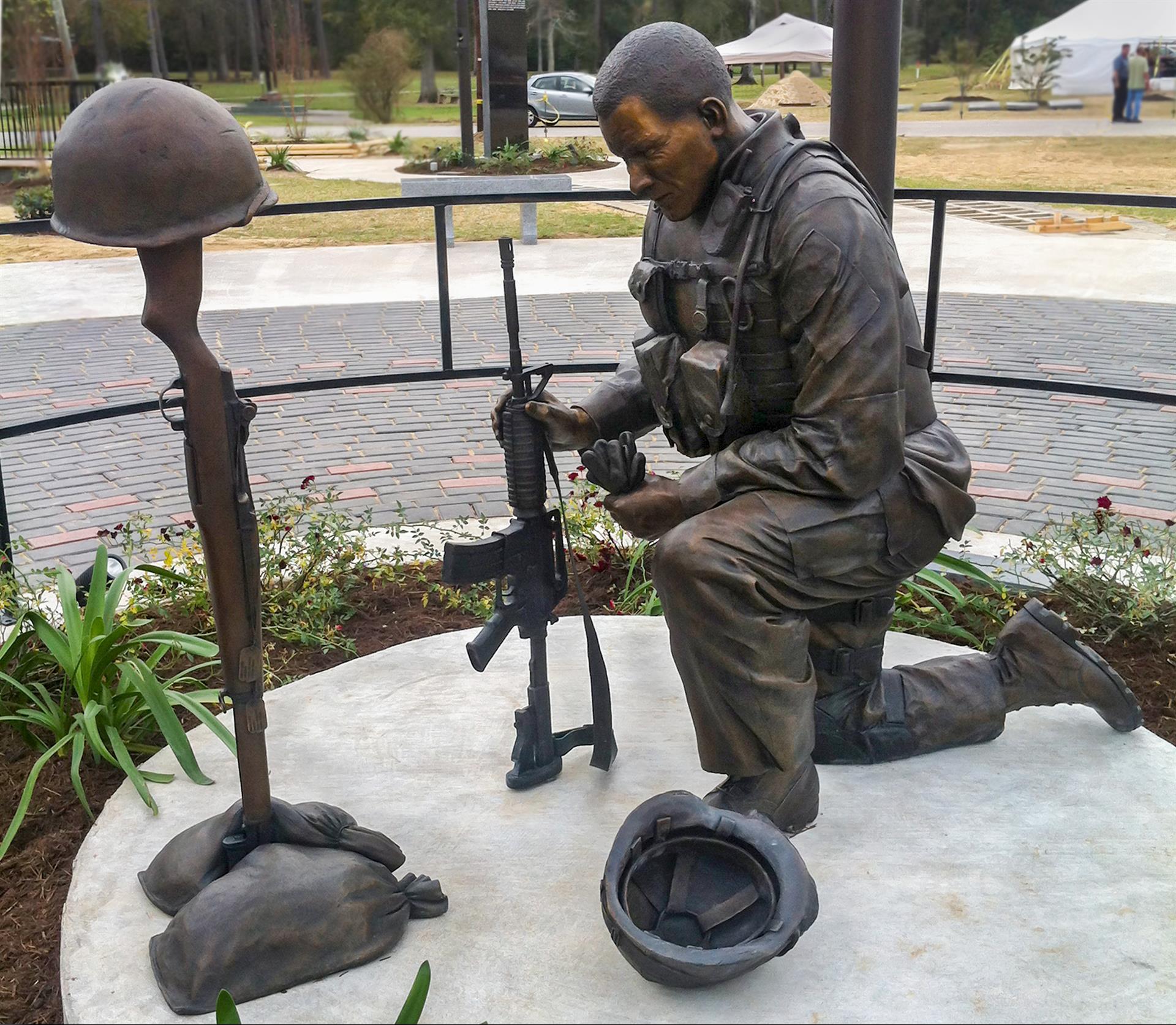 Kneeling soldier studio Kneeling soldier studio